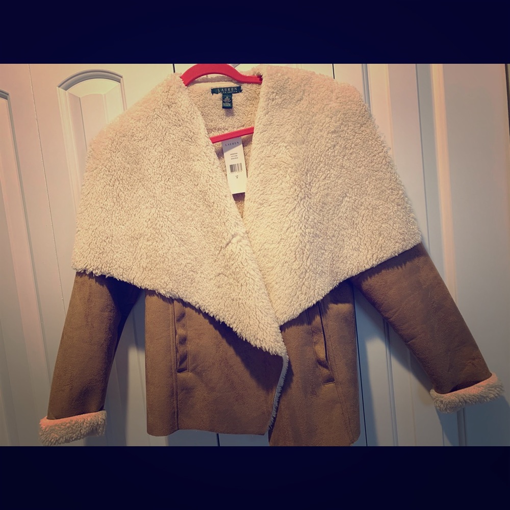 Shearling Suede Ralph Lauren Jacket